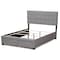 Baxton Studio Tibault Modern Grey Upholstered Queen Size Storage Bed 143-8053 - alternate 4